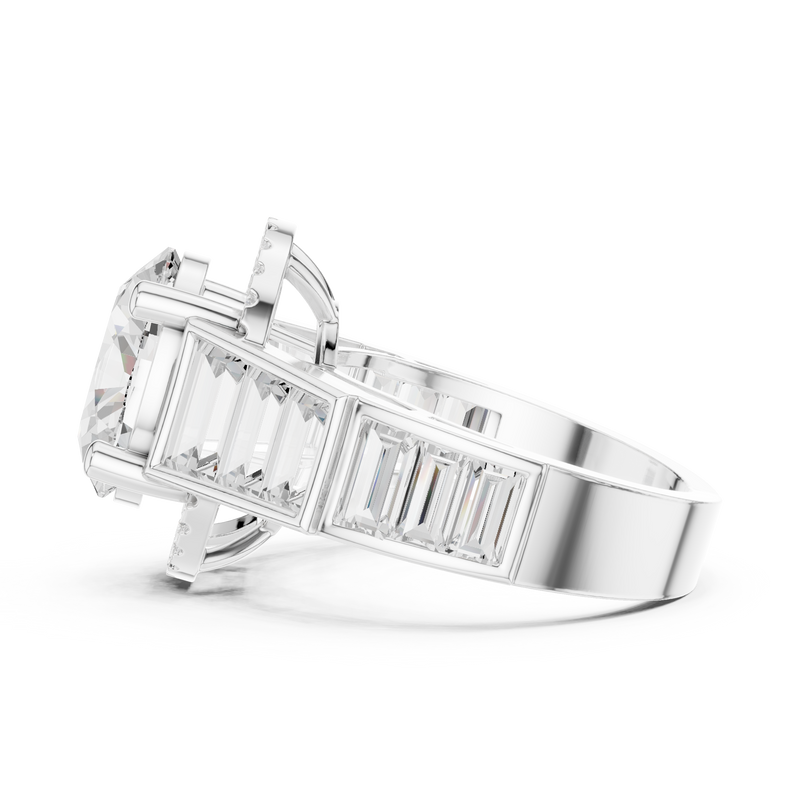Ladies Ring DDLR-343@7 - White Gold - Image