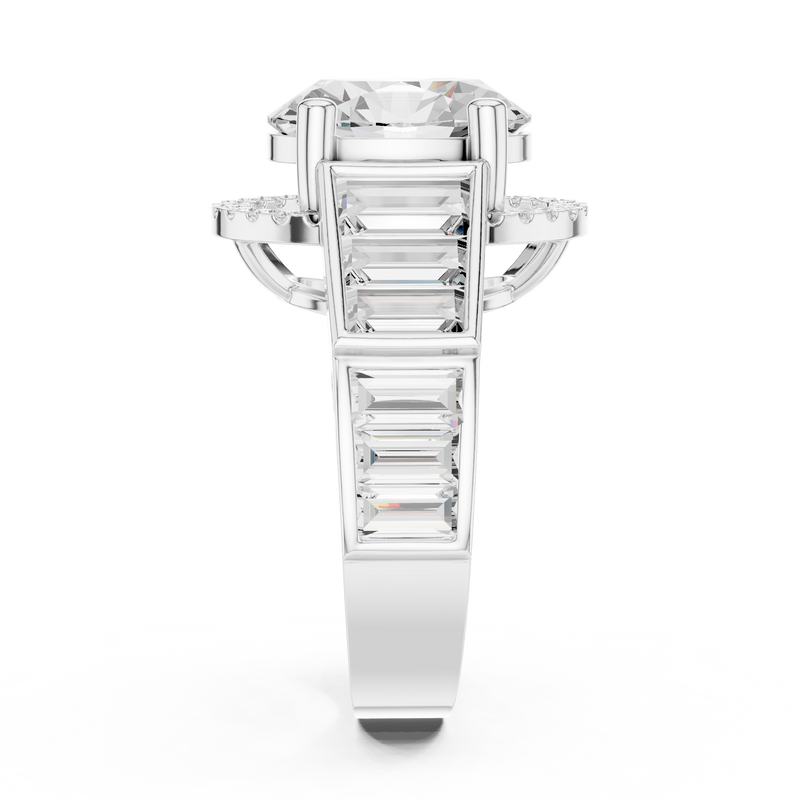 Ladies Ring DDLR-343@7 - White Gold - Image