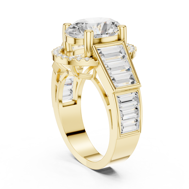 Ladies Ring DDLR-343@7 - Yellow Gold - Image