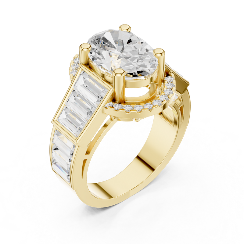Ladies Ring DDLR-343@7 - Yellow Gold - Image
