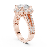 Ladies Ring DDLR-344@7 - Rose Gold - Image