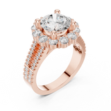 Ladies Ring DDLR-344@7 - Rose Gold - Image