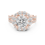 Ladies Ring DDLR-344@7 - Rose Gold - Image