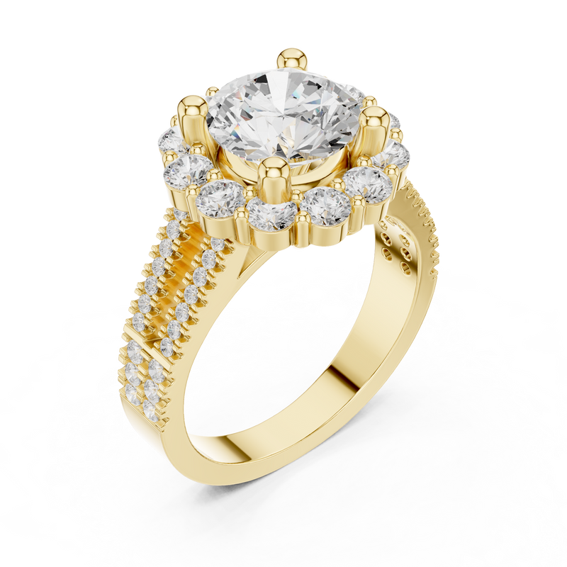 Ladies Ring DDLR-344@7 - Yellow Gold - Image