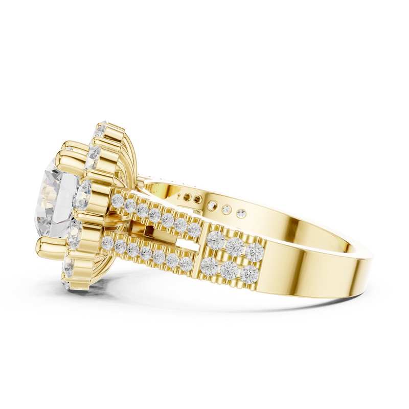 Ladies Ring DDLR-344@7 - Yellow Gold - Image