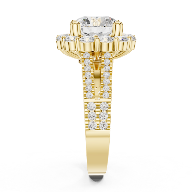 Ladies Ring DDLR-344@7 - Yellow Gold - Image