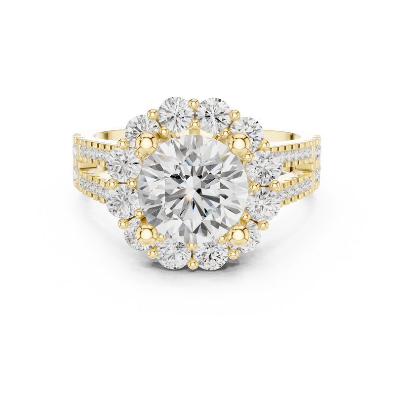 Ladies Ring DDLR-344@7 - Yellow Gold - Image