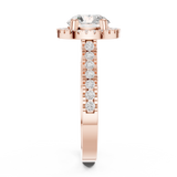 Ladies Ring DDLR-345@7 - Rose Gold - Image