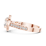Ladies Ring DDLR-345@7 - Rose Gold - Image