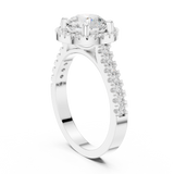 Ladies Ring DDLR-345@7 - White Gold - Image