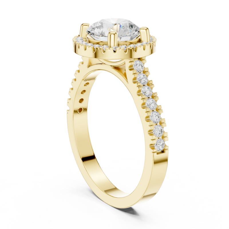 Ladies Ring DDLR-345@7 - Yellow Gold - Image