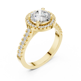 Ladies Ring DDLR-345@7 - Yellow Gold - Image