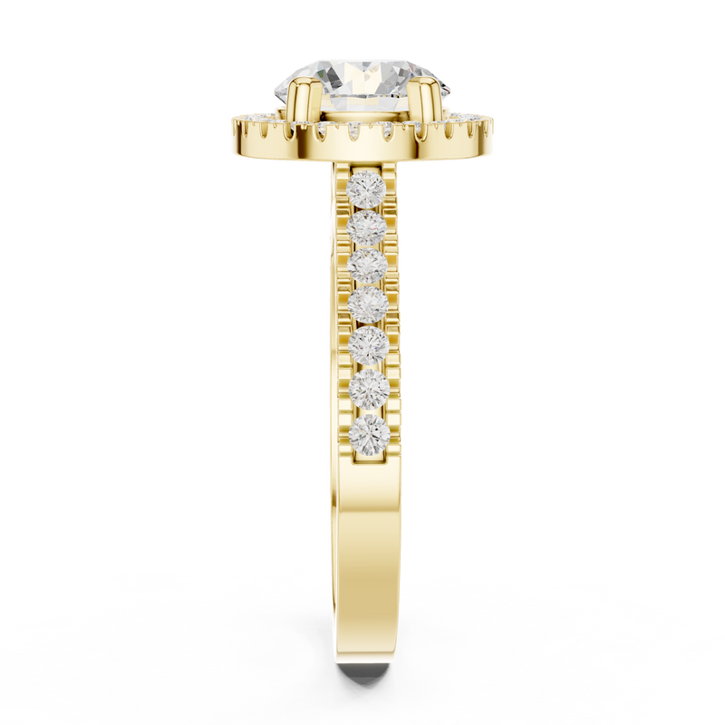 Ladies Ring DDLR-345@7 - Yellow Gold - Image