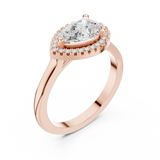 Ladies Ring DDLR-346@7 - Rose Gold - Image