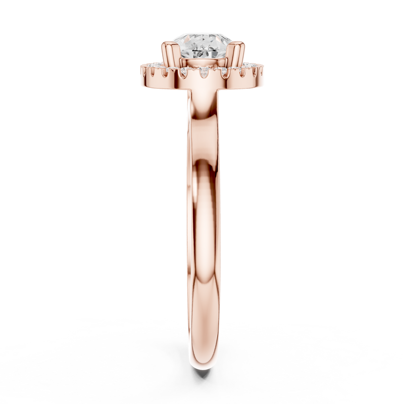 Ladies Ring DDLR-346@7 - Rose Gold - Image
