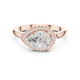 Ladies Ring DDLR-346@7 - Rose Gold - Image