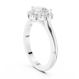 Ladies Ring DDLR-346@7 - White Gold - Image