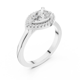 Ladies Ring DDLR-346@7 - White Gold - Image