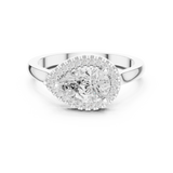 Ladies Ring DDLR-346@7 - White Gold - Image