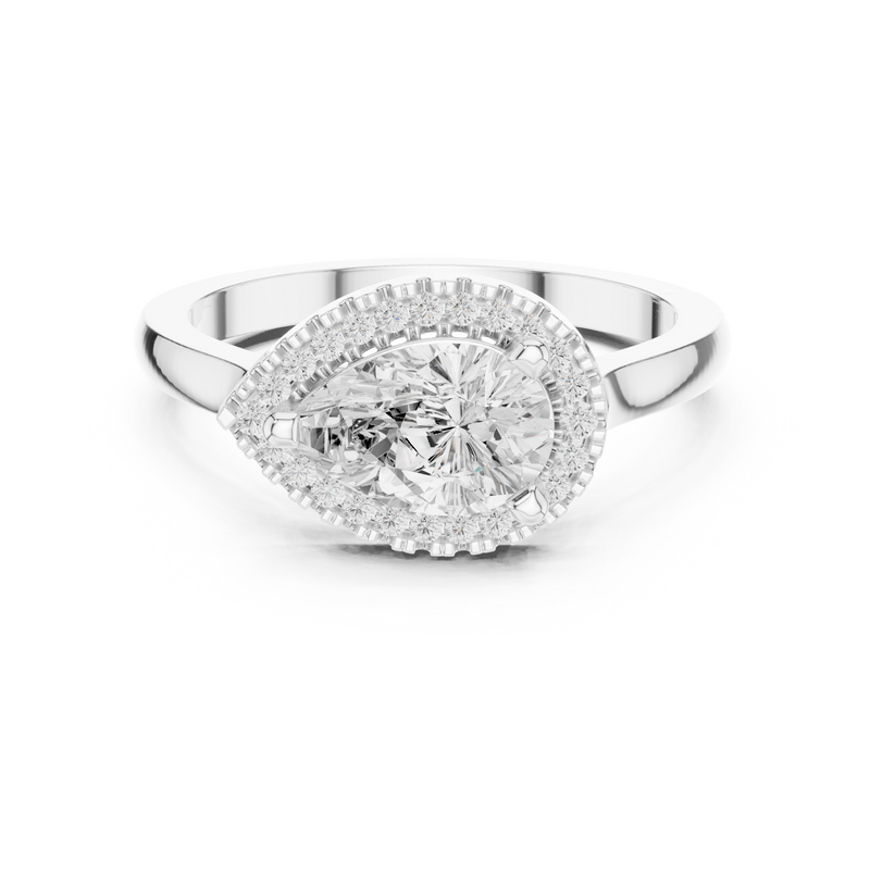 Ladies Ring DDLR-346@7 - White Gold - Image