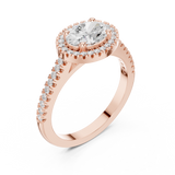 Ladies Ring DDLR-347@7 - Rose Gold - Image