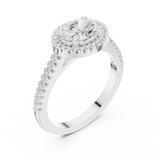 Ladies Ring DDLR-347@7 - White Gold - Image