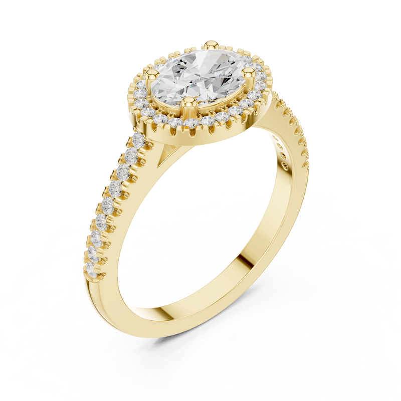 Ladies Ring DDLR-347@7 - Yellow Gold - Image