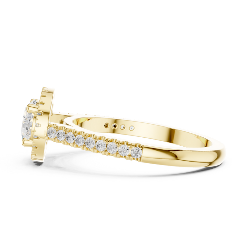 Ladies Ring DDLR-347@7 - Yellow Gold - Image