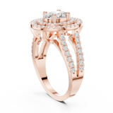 Ladies Ring DDLR-348@7 - Rose Gold - Image
