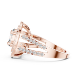 Ladies Ring DDLR-348@7 - Rose Gold - Image