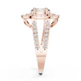 Ladies Ring DDLR-348@7 - Rose Gold - Image