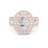 Ladies Ring DDLR-348@7 - Rose Gold - Image
