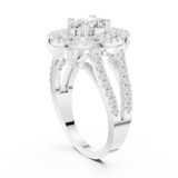 Ladies Ring DDLR-348@7 - White Gold - Image