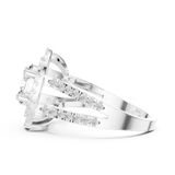 Ladies Ring DDLR-348@7 - White Gold - Image