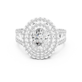 Ladies Ring DDLR-348@7 - White Gold - Image