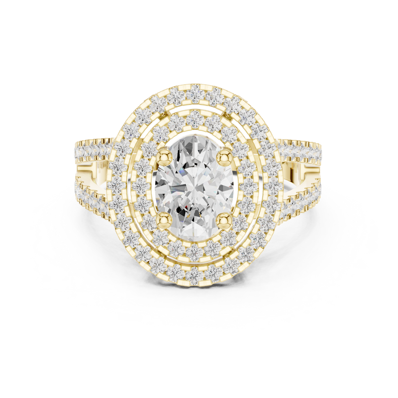 Ladies Ring DDLR-348@7 - Yellow Gold - Image