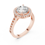Ladies Ring DDLR-349@7 - Rose Gold - Image