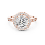 Ladies Ring DDLR-349@7 - Rose Gold - Image