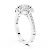 Ladies Ring DDLR-349@7 - White Gold - Image