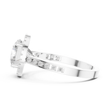 Ladies Ring DDLR-349@7 - White Gold - Image