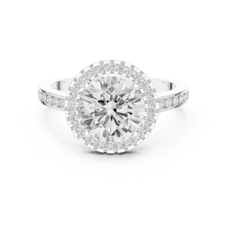 Ladies Ring DDLR-349@7 - White Gold - Image