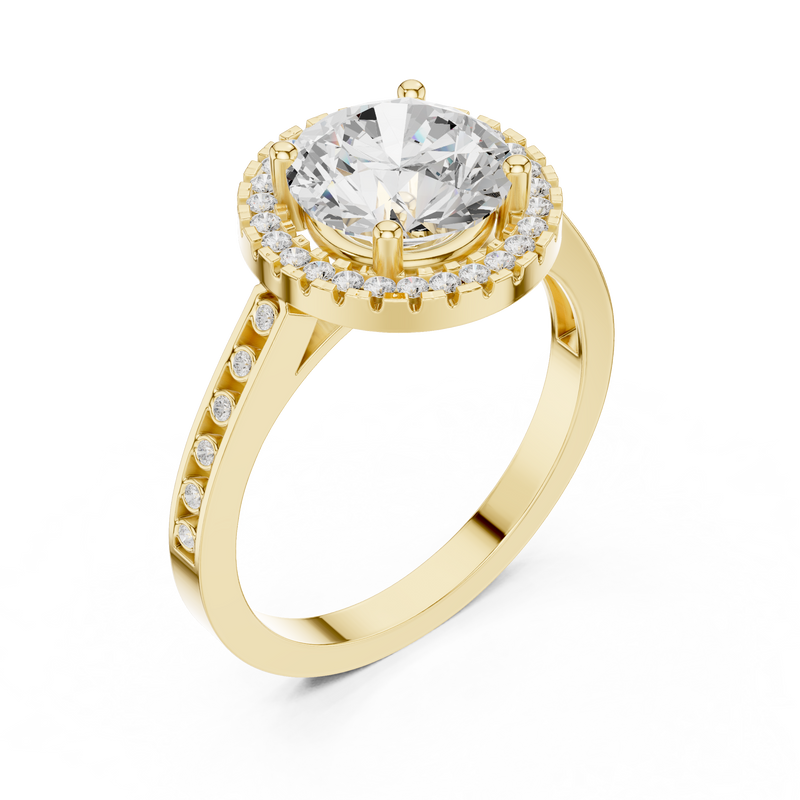 Ladies Ring DDLR-349@7 - Yellow Gold - Image