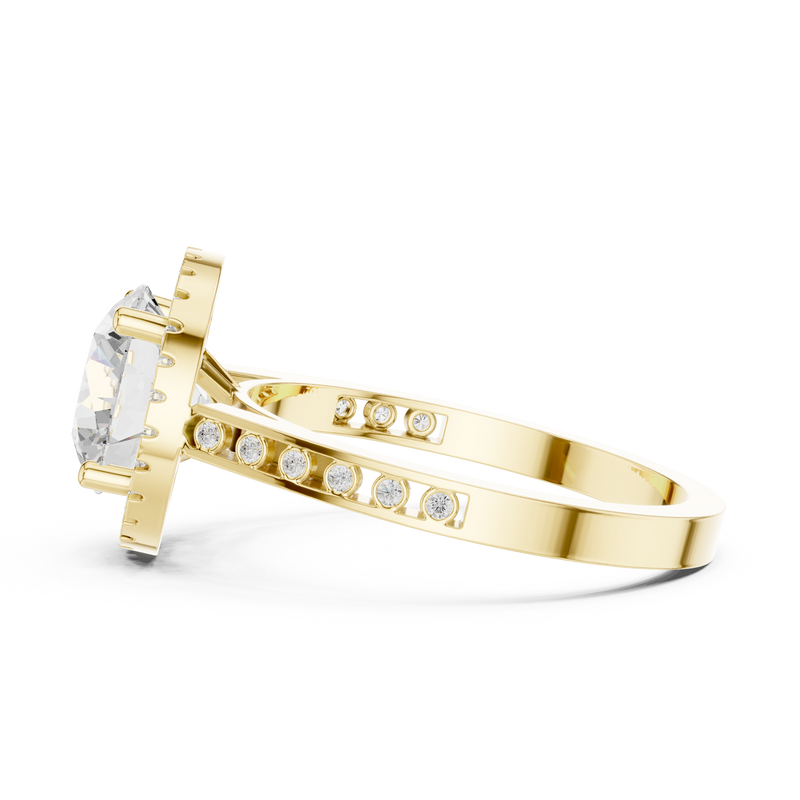 Ladies Ring DDLR-349@7 - Yellow Gold - Image