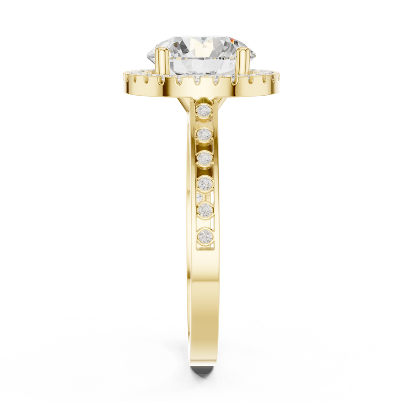Ladies Ring DDLR-349@7 - Yellow Gold - Image
