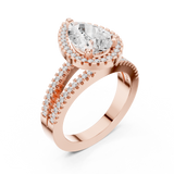 Ladies Ring DDLR-350@7 - Rose Gold - Image