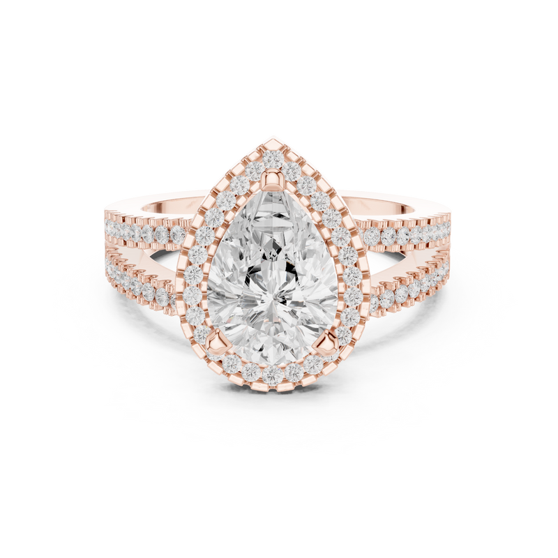 Ladies Ring DDLR-350@7 - Rose Gold - Image