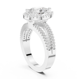 Ladies Ring DDLR-350@7 - White Gold - Image