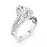 Ladies Ring DDLR-350@7 - White Gold - Image