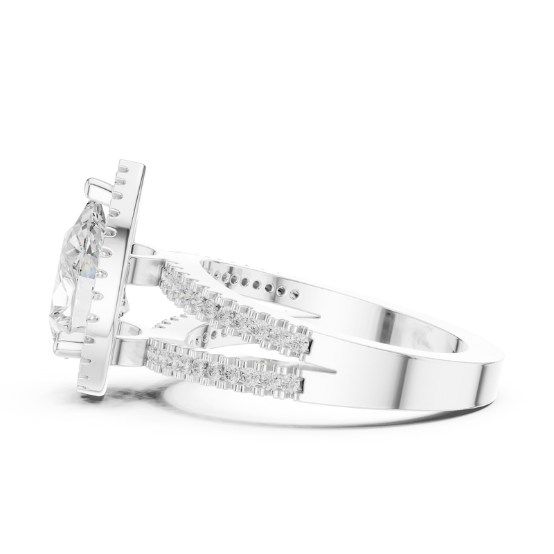 Ladies Ring DDLR-350@7 - White Gold - Image