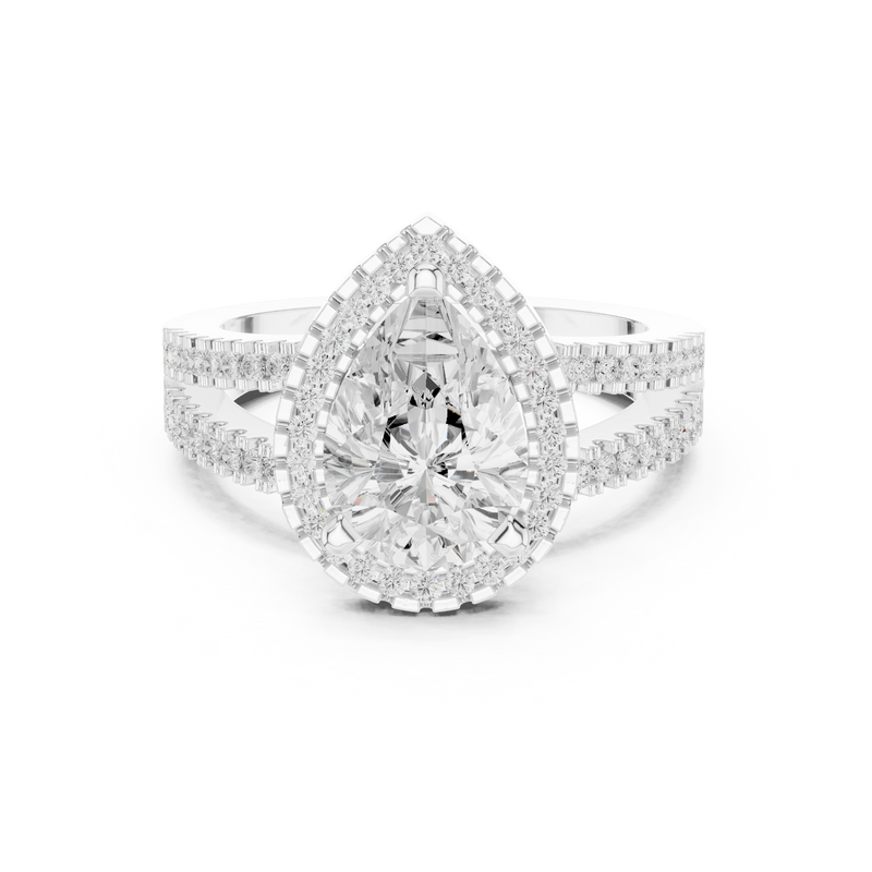 Ladies Ring DDLR-350@7 - White Gold - Image